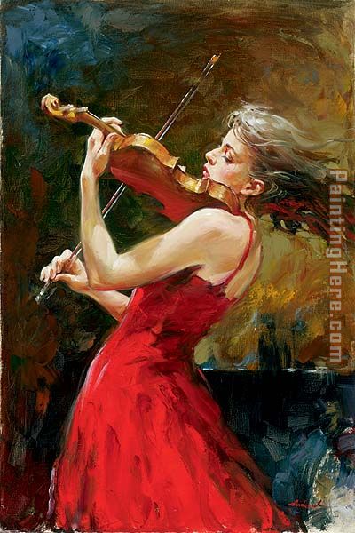 The Passion of Music painting - Andrew Atroshenko The Passion of Music art painting